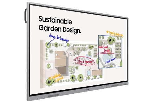 Samsung WE65FX interactive whiteboard 165.1 cm (65") 3840 x 2160 pixels Grey HDMI