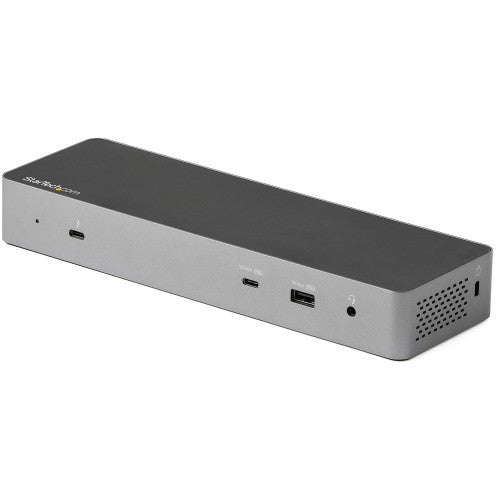 StarTech.com USB C Docking Station for Macbook Pro/Air-M1/M2/M3/M4, Thunderbolt Compatible, HDMI/DisplayPort, Dual 4K 60Hz/Single 8K, USB Type-C Laptop Dock, 96W Power Delivery, USB 10Gbps