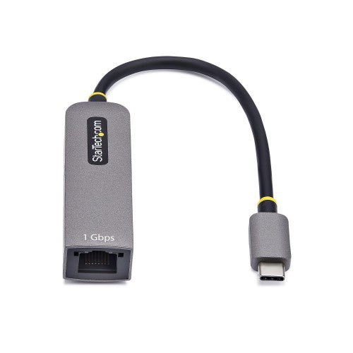 StarTech.com USB-C to Ethernet Adapter, NIC, 100W PD Pass-Through, USB 3.0 Type-C 1Gbps Multi Speed Network Adapter, Thunderbolt Compatible, Windows & Mac