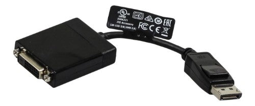 DELL 470-AANH video cable adapter Displayport M DVI-D FM Black