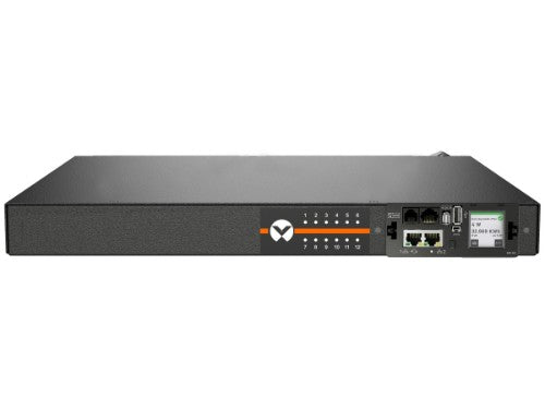 Vertiv Geist MUU5M1R5-12CF17-2C20A9H00-S power distribution unit (PDU) 12 AC outlet(s) 0U Black