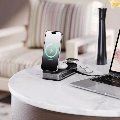 ALOGIC Roam 21,000mAh 6-in-1 Power Bank with Qi2 Fast Wireless and 100W USB-C Laptop Charging