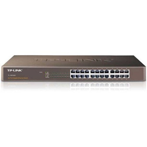 TP-Link TL-SG1024D network switch Unmanaged Gigabit Ethernet (10/100/1000) Grey