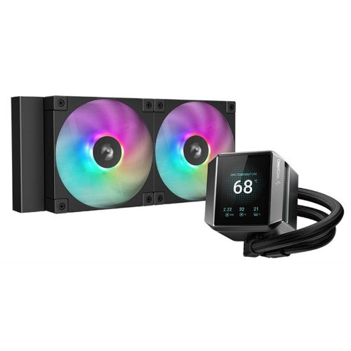 DeepCool MYSTIQUE 240 ARGB Processor All-in-one liquid cooler 12 cm Black 1 pc(s)