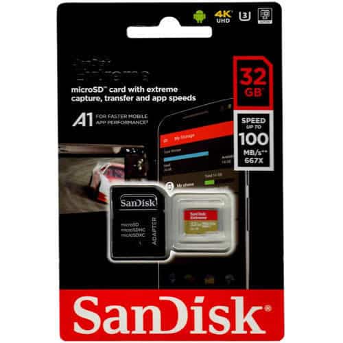 SanDisk Extreme 32 GB MicroSDHC UHS-I Class 10