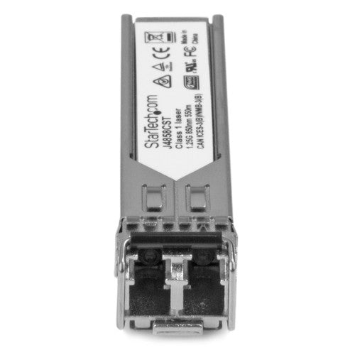 StarTech.com HP J4858C Compatible SFP Transceiver Module - 1000BASE-SX- 10 Pack~10 pack HPE J4858C Compatible SFP Module - 1000BASE-SX - 1GbE Multi Mode Fiber Optic Transceiver - 1GE Gigabit Ethernet SFP - LC 550m - 850nm - DDM HPE 1400, 1700, 1820