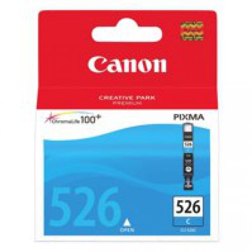 Canon 4541B001/CLI-526C Ink cartridge cyan, 462 pages ISO/IEC 24711 9ml for Canon Pixma IP 4850/MG 5350/MG 6150/MG 6250/MX 885