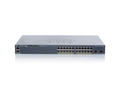 Cisco Small Business WS-C2960X-24TS-L Managed L2/L3 Gigabit Ethernet (10/100/1000) 1U Black