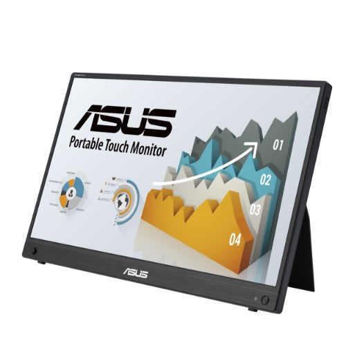 ASUS ZenScreen MB16AHT computer monitor 39.6 cm (15.6") 1920 x 1080 pixels Full HD Touchscreen Black