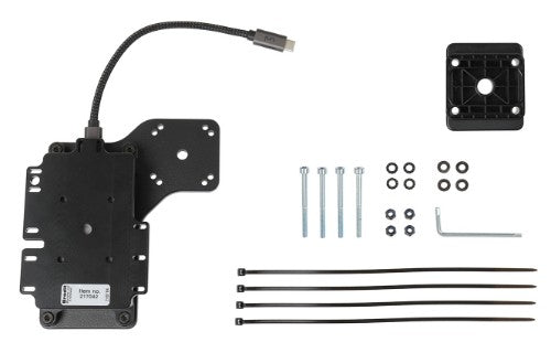 Brodit 217042 interface hub USB Type-C 1000 Mbit/s Black