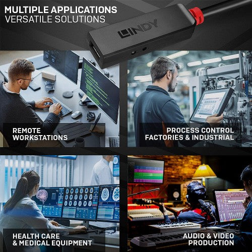 Lindy 15m USB 3.0 Active Extension Slim