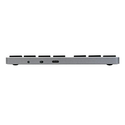 LogiLink ID0187 numeric keypad Universal Bluetooth Aluminium, Black