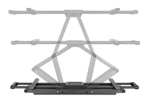 Manhattan Wall Mount for TV & Monitors (Full Motion), For screens 37" to 120", VESA compatability: all between 200x200mm and 900x600mm - check the dimensions of the four mounting holes on back of screen to ensure it fits, Max 120kg, Black, Bracket, Lifeti