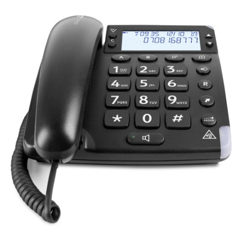 Doro Magna 4000 Analog telephone Caller ID Black