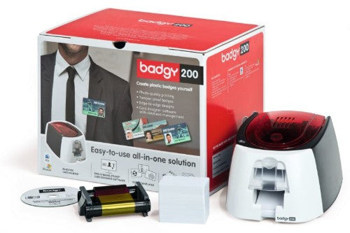 Evolis Badgy200 plastic card printer Dye-sublimation/Thermal transfer Colour 260 x 300 DPI