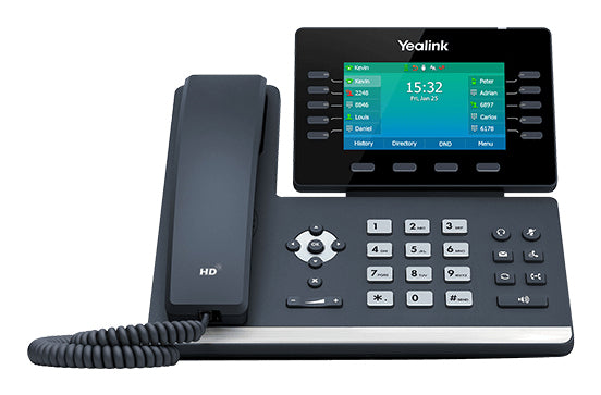 Yealink SIP-T54W IP phone Black 10 lines LCD Wi-Fi