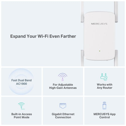 Mercusys AC1900 Wi-Fi Range Extender