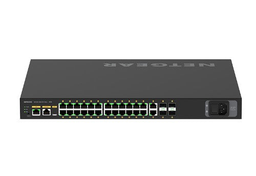 NETGEAR M4250-26G4XF-PoE+ Managed L2/L3 Gigabit Ethernet (10/100/1000) Power over Ethernet (PoE) 1U Black