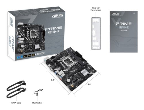 ASUS Prime H610M-K Intel H610 LGA 1700 micro ATX