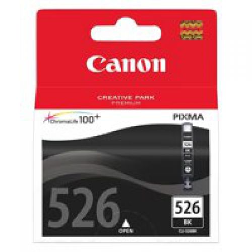 Canon 4540B001/CLI-526BK Ink cartridge black, 2.19K pages ISO/IEC 24711 555 Photos 9ml for Canon Pixma IP 4850/MG 5350/MG 6150/MG 6250/MX 885