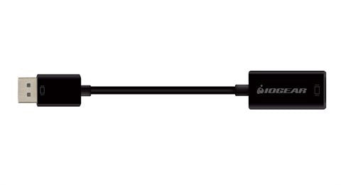 iogear GDPHD4KA video cable adapter 0.086 m DisplayPort HDMI Type A (Standard) Black