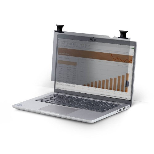StarTech.com 14.1-inch 16:10 Bright Privacy Screen Filter with Touch, Flip-Over, 75% Light Transmittance, Anti-Glare Privacy Filter, +/- 30 Deg. View Angle
