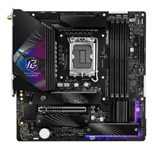 Asrock Phantom Gaming Z890M Riptide WiFi Intel Z890 LGA 1851 (Socket V1) micro ATX