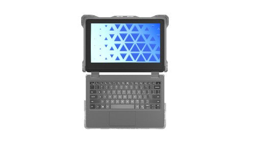 MAXCases Extreme Shell-F Slide Case (ESL bottom panel) for Dell 3120 & 3140 Windows Clamshell & Convertible 2:1 11.6" (Gray/Clear)