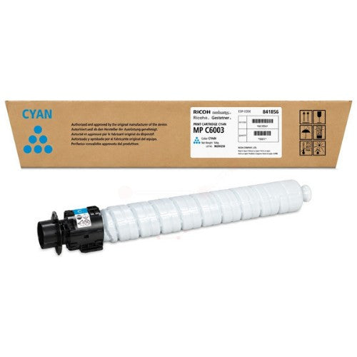 Ricoh 841856/MPC6003 Toner cyan, 22.5K pages for Ricoh Aficio MP C 4503/4504