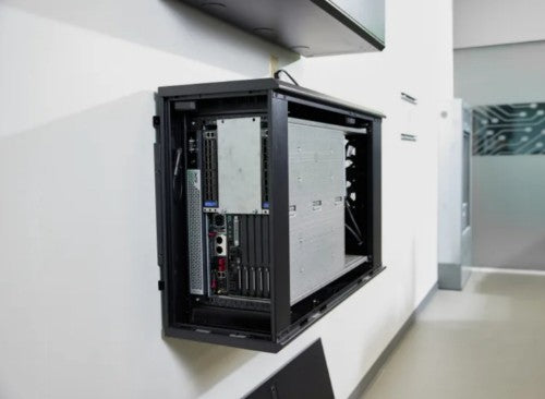 APC NetShelter 6U Low-Profile Wallmount Rack Enclosure Cabinet 230V Server Depth