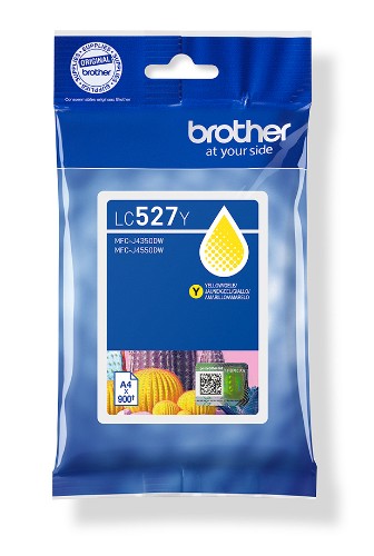 Brother LC-527Y Ink cartridge yellow, 900 pages ISO/IEC 19752 for Brother MFC-J 4350