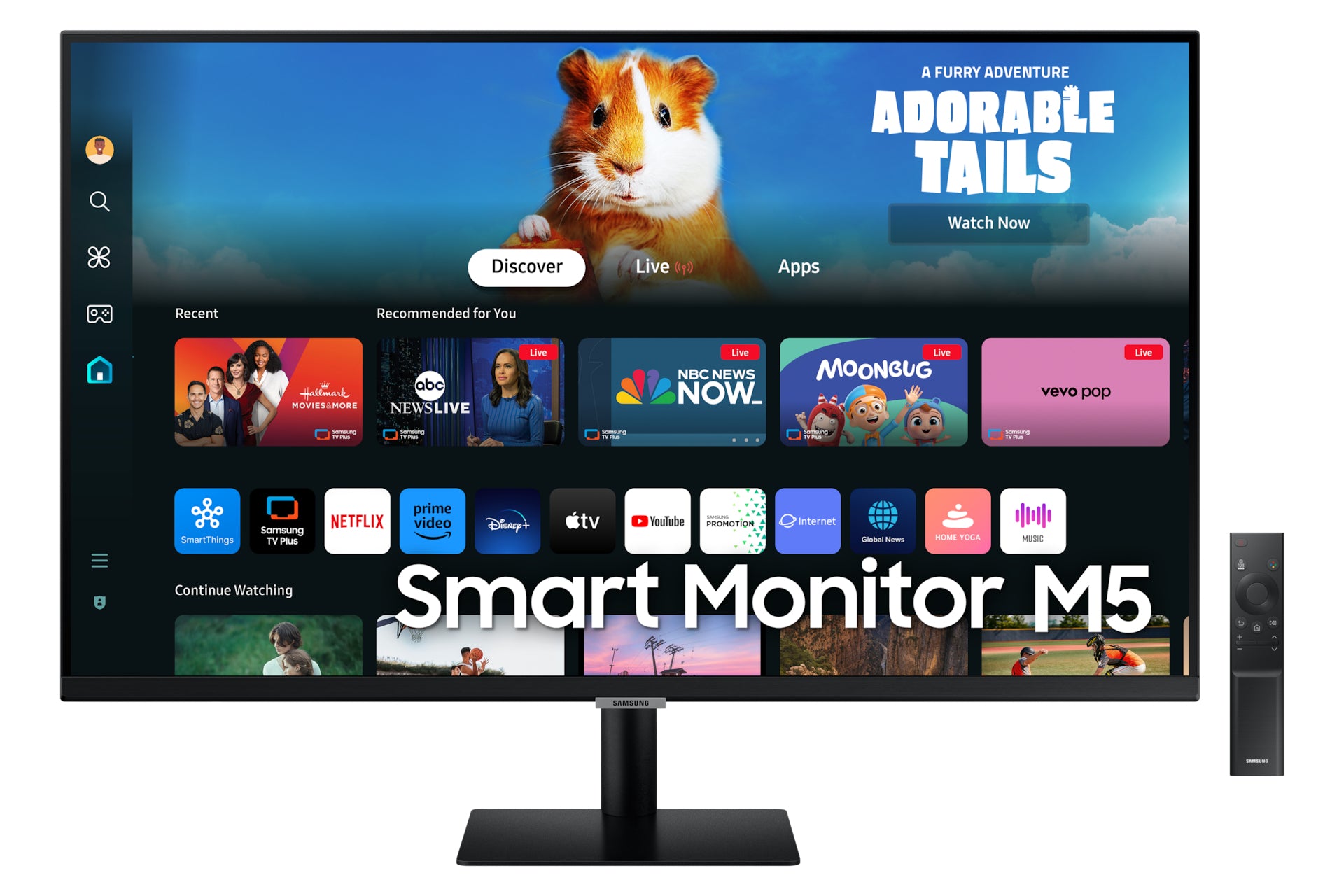 Samsung 32" M50D FHD Smart Monitor with Speakers and Remote