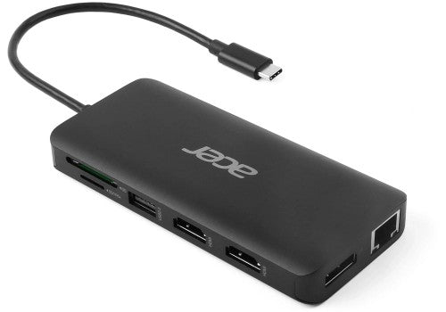 Acer USB Type-C Dongle 12-in-1 Black Wired USB 3.2 Gen 1 (3.1 Gen 1) Type-C