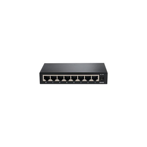 Wi-Tek WI-SG108 network switch Unmanaged Gigabit Ethernet (10/100/1000) Black, Orange