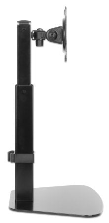 Manhattan Desk Mount for TV & Monitors (Gas Spring), Stand Assembly, Tilt/Swivel/Rotation/Height, For screens: 10" to 27", VESA compatibility: 75x75 and 100x100mm - check the dimensions of the four mounting holes on back of screen to ensure it fits, Max 8