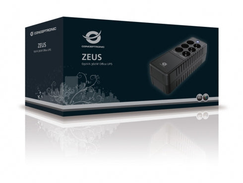 Conceptronic ZEUS 650VA 360W Office UPS