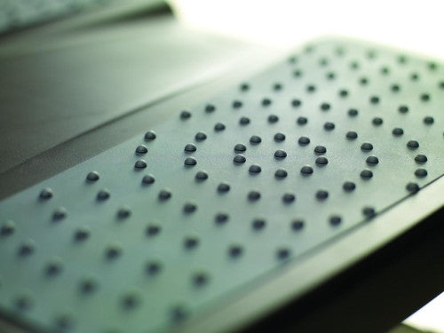 Fellowes Foot Rest Under Desk - Professional Series Ultimate Foot Support Ergonomic Foot Rest with 3 Height Adjustments & Massage Surface - Foot Rest Stool for Office & Home - Black