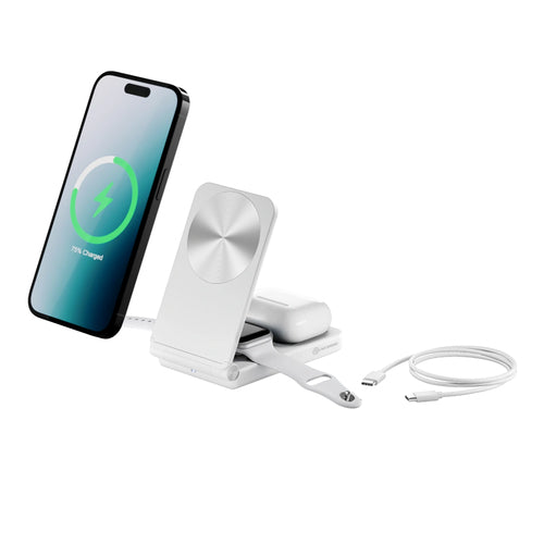 ALOGIC A31FWCWH mobile device charger Headset, Smartphone, Smartwatch, Watch White USB Wireless charging Fast charging Indoor