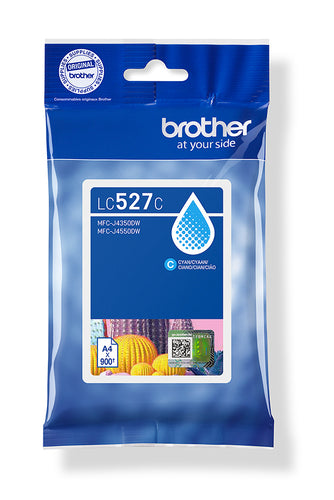 Brother LC-527C Ink cartridge cyan, 900 pages ISO/IEC 19752 for Brother MFC-J 4350
