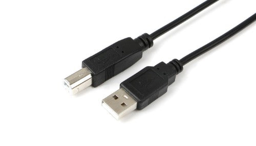 Microconnect USBAB1B USB cable USB 2.0 1 m USB A USB B Black