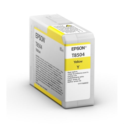 Epson C13T850400/T8504 Ink cartridge yellow 80ml for Epson SC-P 800