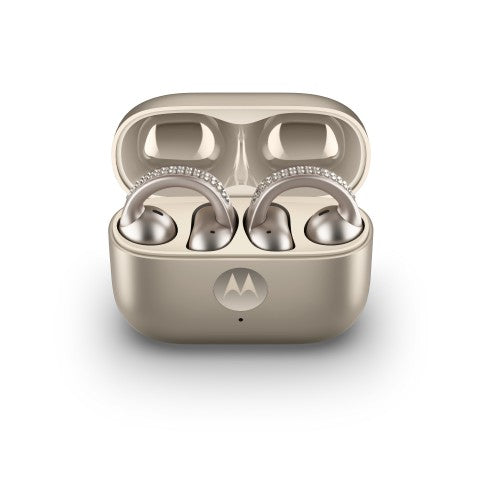 Motorola moto buds loop Headset Wireless Ear-clip-on Calls/Music/Sport/Everyday Bluetooth Beige