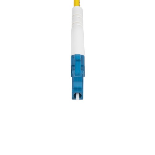 StarTech.com 3m (9.8ft) LC to LC (UPC) OS2 Single Mode Simplex Fiber Optic Cable, 9/125µm, 40G/100G, Bend Insensitive, Low Insertion Loss - LSZH Fiber Jumper Cord