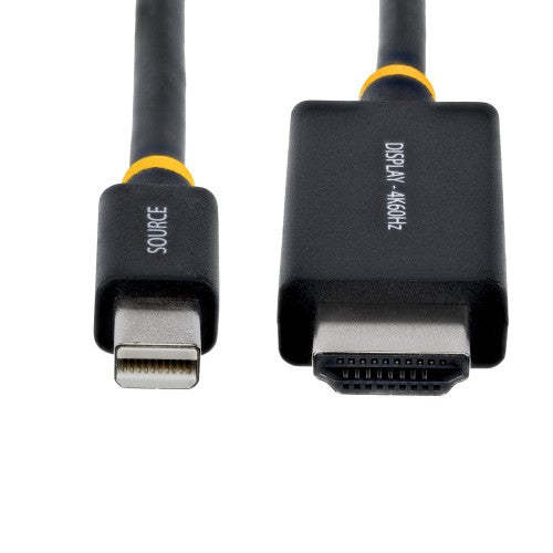 StarTech.com 2M-MDP-HDMI2-4K60 video cable adapter Mini DisplayPort HDMI Type A (Standard) Black