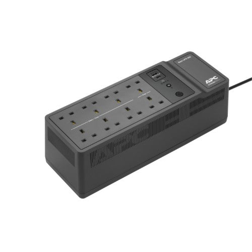 APC Back-UPS BE850G2-UK - 8x BS 1363 outlets, 850VA, 2 USB chargers, 1 USB data port