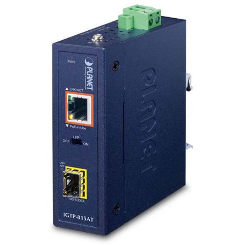 PLANET IGTP-815AT network media converter 1000 Mbit/s Blue