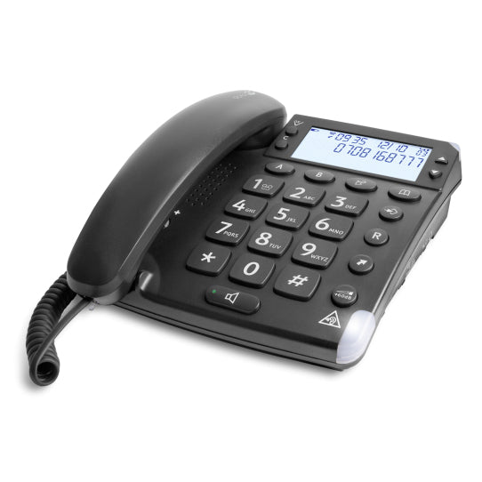 Doro Magna 4000 Analog telephone Caller ID Black