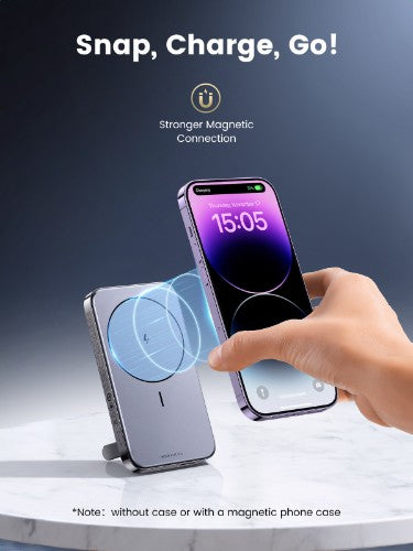 Ugreen 10000mAh Mini Powerbank Wireless 20W with MagSafe grey