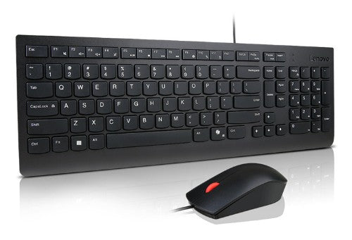 Lenovo 4X31R64446 keyboard Mouse included Universal USB Nordic Black