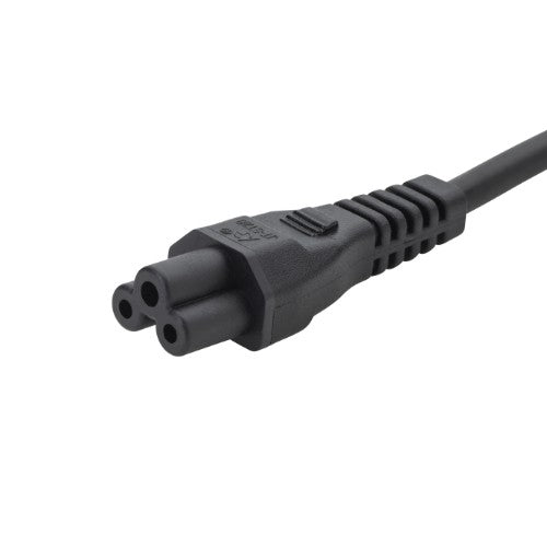 connektgear 2m European Mains Power Cable - Schuko Plug to C5 (Cloverleaf) Socket